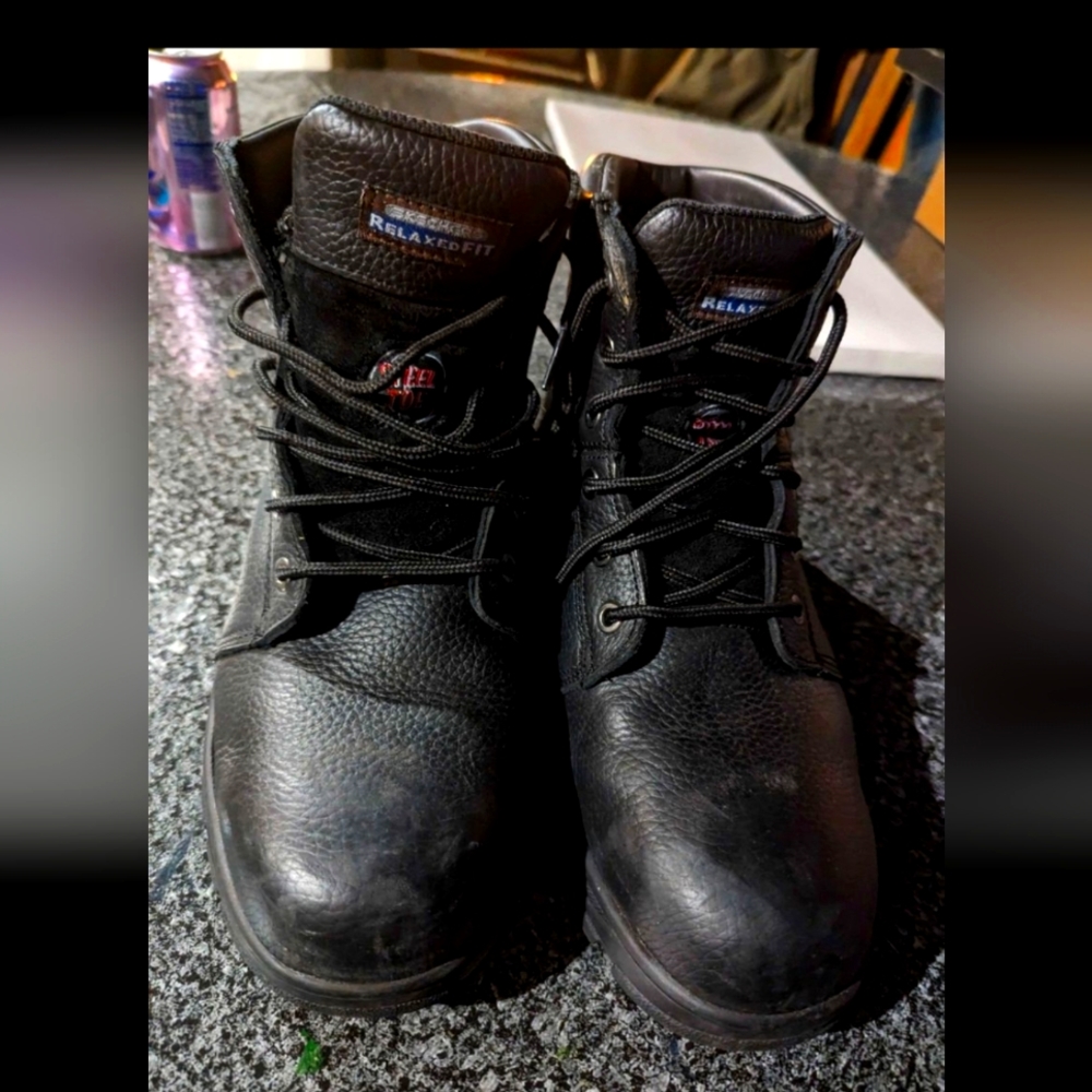 Skechers steel toe boots